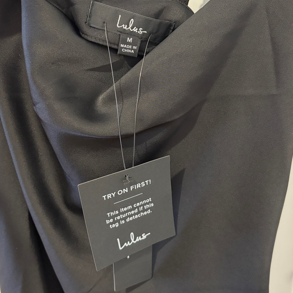 Lulus Hollywood Woman Satin Midi Dress - Picture 6 of 9
